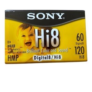 Sony Digital8/Hi8 P6-120HMPL Blank Video Tape